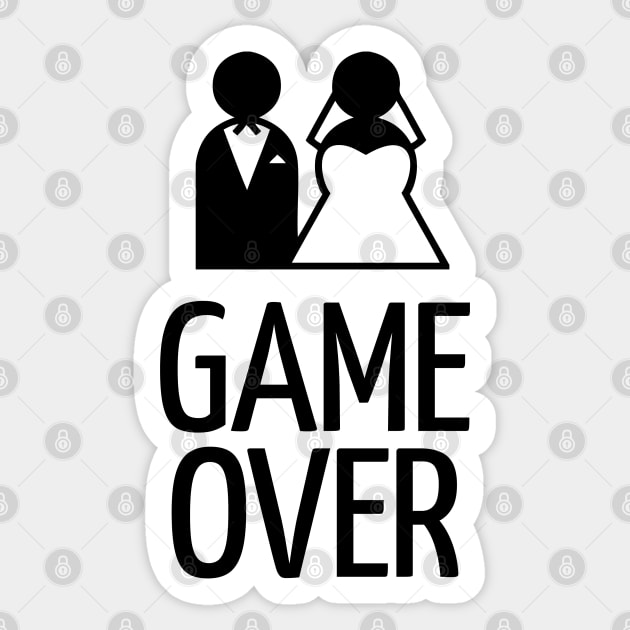 Game Over Sticker by NVDesigns
